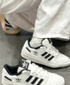 阿迪达斯 （adidas）三叶草系列 中性 FORUM LOW CL 休闲鞋 IH7830 黑/白  35.5  实拍图