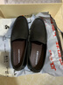 康奈男士皮鞋日常百搭舒适套脚懒人乐福鞋商务休闲鞋牛皮轻质黑色43 实拍图