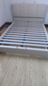 顾家家居（KUKA）布艺床京东家具双人床1.5米x2米9052月纱白高脚款床架京仓闪发 实拍图