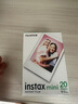 富士instax拍立得摄影相纸mini白边配件适用于mini7+/11/40/90/evo/mini12/mini41 20张白边相纸+相册随机+相框随机 实拍图