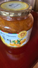 蜂蜜柚子茶1kg*2罐 韩国进口果酱 冲调饮品节日礼品 类目TOP 0脂 实拍图