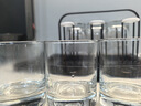 Ocean玻璃杯家用待客耐热水杯牛奶杯205ml6只装赠托盘+杯架套装 实拍图
