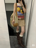 钓鱼袖套冰丝防晒男女夏季户外开车护臂凉感透气薄款冰袖 拇指款-白色 1双 实拍图