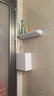 ecoco意可可卫生间置物架免打孔洗漱台毛巾架挂件厕所洗手间收纳架 简约灰【升级款/带毛巾杆】 实拍图