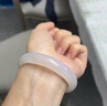 周大生白月光玉髓手镯子白透天然新中式国风玉镯生日礼物送女友送妈妈 实拍图