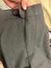 京东京造【可机洗羊毛西裤】裤子男商务休闲裤西装送礼物 灰35 实拍图