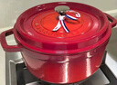珐宝（staub）厨房好物法国进口珐琅铸铁锅双耳煲汤锅 樱桃红24cm 40509-835 实拍图