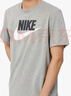 耐克(NIKE)男短袖T恤 纯棉 运动休闲 经典简约AR5005-063调暗灰L 实拍图