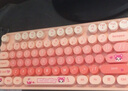 摩天手摩天手 sweet混彩 有线键盘 104键时尚女生办公静音游戏键盘 复古朋克电脑笔记本打字键盘 粉色混彩 有线 104键 实拍图
