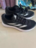 adidas DURAMO RC训练备赛轻盈体测跑鞋男女阿迪达斯官方 黑色/白色   44.5 实拍图