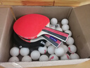 红双喜成人室内折叠式乒乓球桌带滚轮运动小型乒乓球台 TM616-小型娱乐球桌-送球拍一副 实拍图