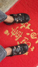 百丽（Belle）编织风罗马凉鞋商场款真皮透气休闲鞋D5H1DBK5 棕色 36 (230mm) 实拍图