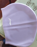 李宁（LI-NING）泳帽硅胶防水游泳帽男女士游泳泳帽LSMV461香芋紫 实拍图