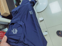 361度运动套装男夏季新款跑步短袖运动服套装基础舒适速干健身训练衣服 【男款】深墨蓝/超级黑 M 实拍图