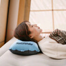 NatureHike挪客馨眠海绵自动充气枕户外露营午睡旅行枕便携吹气腰枕靠枕枕头 陶土黄 实拍图
