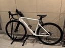佳沃JAVA鱼雷6公路自行车双油压碟刹桶轴24速弯把破风单车SILURO6-TOP 【桶轴版】亮光白 【480 S】建议身高：164-171(cm) 【禧玛诺R7120】-24速 实拍图