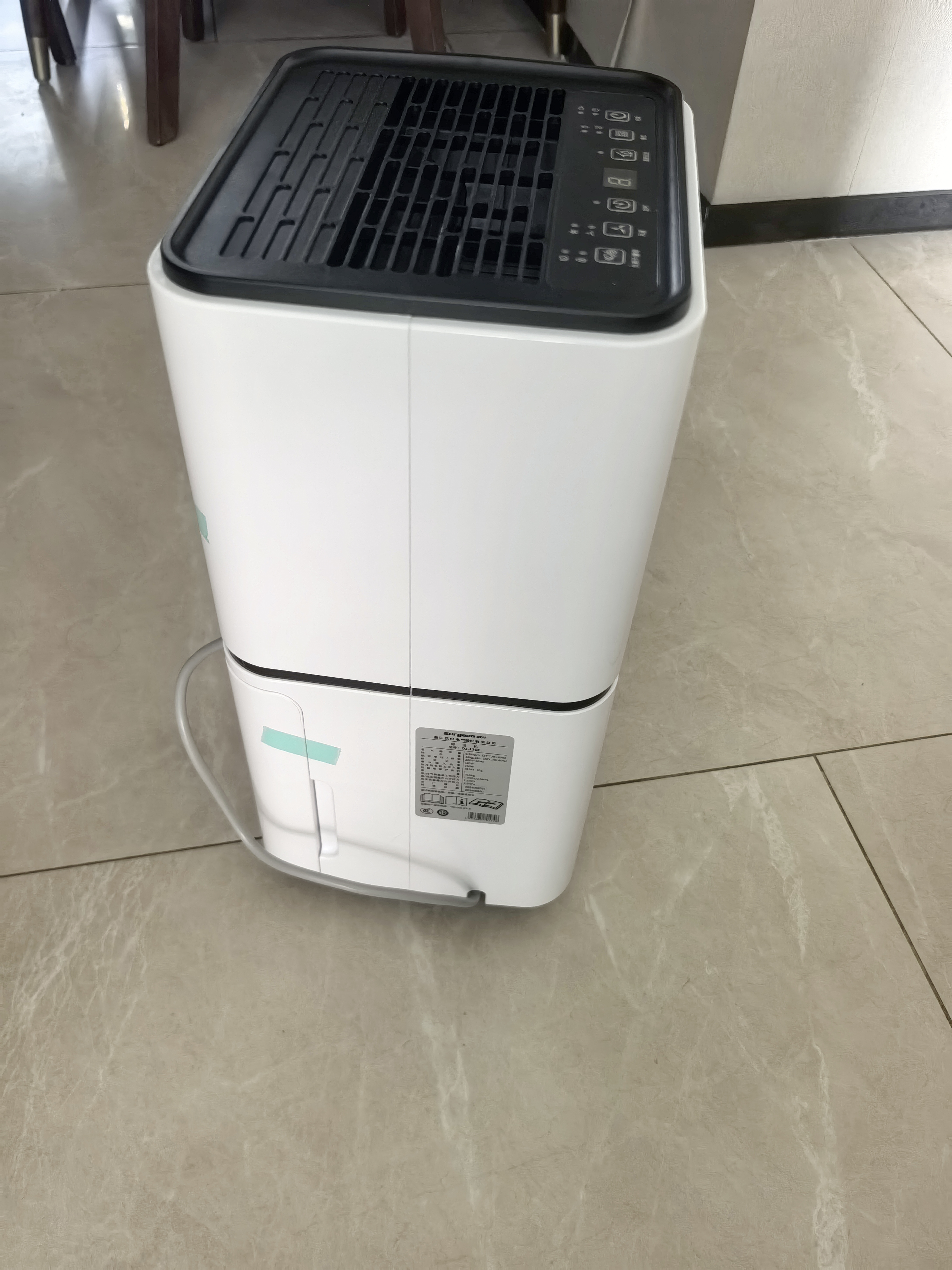 欧井除湿机家用12升抽湿机别墅地下室干燥机除湿器抽湿器OJ-136 12L/天 2-20㎡ OJ-136 实拍图