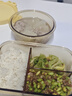 希乐扣Cilock耐热玻璃保鲜盒微波炉饭盒上班族带饭大容量餐盒 琥珀三隔+圆+包 实拍图