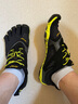 Vibram公路跑步五指鞋男 户外晨跑健身运动鞋透气耐磨跑步鞋 V-RUN 黑/黄色 41 实拍图