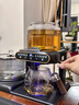 WEIQIWUDE韦奇伍德蒸汽煮茶壶电茶炉喷淋式煮茶器养生萃茶机带消毒台嵌两用纯钛底盘纯钛茶漏拒绝涂层喷钛 黑双炉316材质(发热盘+茶漏)定制款15号发货 实拍图