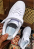 特步（XTEP）儿童童鞋空军一号经典四季百搭板鞋 新白色 39 实拍图