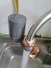 美的（Midea）净水器水龙头过滤器家用自来水滤水器直饮前置过滤器厨房卫生间通用除水垢除余氯双出水可清洗滤芯 一机三芯【两年免换滤芯】 实拍图