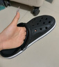 crocs卡骆驰经典特林洞洞鞋男女同款拖鞋耐磨休闲鞋|206340 黑色-001 45 (290mm) 实拍图