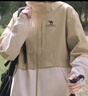 骆驼（CAMEL）户外单层冲锋衣男女款硬壳防雨单冲旅游外套 A13CATG112   S 实拍图