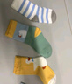 贝比宝宝袜子夏季薄款中筒袜纯棉网眼透气新生婴儿夏天无骨儿童短袜男 实拍图