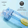 乐扣乐扣（LOCK&LOCK）人鱼线塑料运动水杯夏天便携水壶带刻度提手男女水杯子520ML蓝色 实拍图