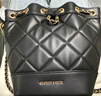 CHARLES&KEITH绗缝菱格链条水桶包双肩包包女包女友生日礼物CK2-10701506 Black黑色 M 实拍图