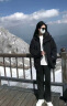 H8小白鞋2025新款百搭莆田鞋子情侣男女内增高厚底休闲运动板鞋 白色-黑皮尾（礼盒装） 38 女码 实拍图