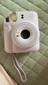 富士（FUJIFILM）富士拍立得mini12一次成像相机 mini11/9升级款 相纸旅游拍照520送礼 女生拍立得相机 mini12 鸢尾紫 套餐二（官方标配+白边相纸20张） 实拍图