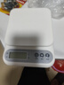 厨房电子称家用小型克称精准烘焙食物称高精度食品电子称克数称重 ABS面白色电池款1个 实拍图