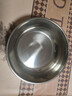 【不锈钢】和面盆厨房烘焙家用火锅盆洗菜打蛋汤锅盆醒面盆料理盆 32cm【热卖款】不锈钢 和面盆 实拍图