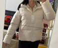 优衣库女装无缝羽绒短茄克/老爸评测外套夹克25秋冬478578 00 白色 M /160/84A 实拍图
