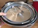 美的（Midea）【国家补贴】0涂层精钢厚釜电压力锅5L双胆全自动智能预约家用煲汤煮饭电饭煲C5856G高压锅4-6人 实拍图