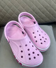 卡骆驰crocs洞洞鞋贝雅卡骆班轻便耐磨一脚蹬休闲鞋|205089 芭蕾粉/糖果粉-6TG 39 (240mm) 实拍图