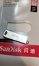 闪迪（SanDisk）128GB USB3.2 U盘 CZ74 读速高达400MB/s 金属高速u盘 安全加密 学习办公投标大容量优盘 实拍图