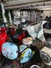 万仕龙电动车座套坐垫套新国标防水防晒四季通用爱玛雅迪电瓶自行车夏季隔热套 【圆头皮革前座】-粉色小猪 实拍图