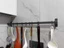 潜水艇（Submarine）厨房挂钩挂杆免打孔菜篮挂架壁挂多功能挂勺子铲子锅具收纳 B4【双杆】68cm10钩 实拍图
