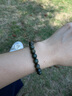 檀核为乐天然绿檀手串野生老料天然女款手链男款檀木盘珠文玩檀香生日礼物 沉水级-绿檀8mm*22颗（女士） 实拍图