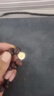 天然风化菩提根老型珠配件DIY六字真言配珠文玩佛珠串珠饰品 绿阴皮六字真言【8*10mm】 实拍图