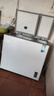 美的（Midea）210升双温双箱家商两用冰柜 大冷冻小冷藏卧式顶开门冰柜 小型冰箱节能低音冷柜BCD-210DKEM(E) 实拍图