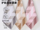 金号方巾3条 AAA级抗菌A类纯棉小毛巾吸水家用宿舍洗脸擦手巾 紫棕灰 实拍图