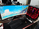 华硕VG34WQML5A战影34英寸电竞显示器2K WQHD曲面带鱼屏HVA 250Hz高刷HDR400 95%DCI-P3广色域HDMI2.1 实拍图