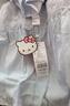 Hello Kitty玉桂狗女童连衣裙夏季纯棉儿童裙子2025新款中大童洋气公主裙薄款 冰岛蓝 130 cm 实拍图