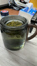 忆壶茶（YIHUTEA）茶杯玻璃茶具加厚喝水杯子茶水分离杯带过滤耐高温男女泡茶马克杯 【轻奢款】墨色木把茶杯 实拍图