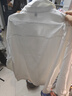 名创优品（MINISO）长袖衬衫男2025新款冰丝薄款衬衣春季宽松痞帅潮流上衣 白 3XL 实拍图