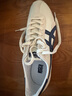 Onitsuka Tiger鬼塚虎男女款中性鞋子复古舒适运动休闲鞋男RUNSPARK 米色/蓝色-203 42.5 实拍图
